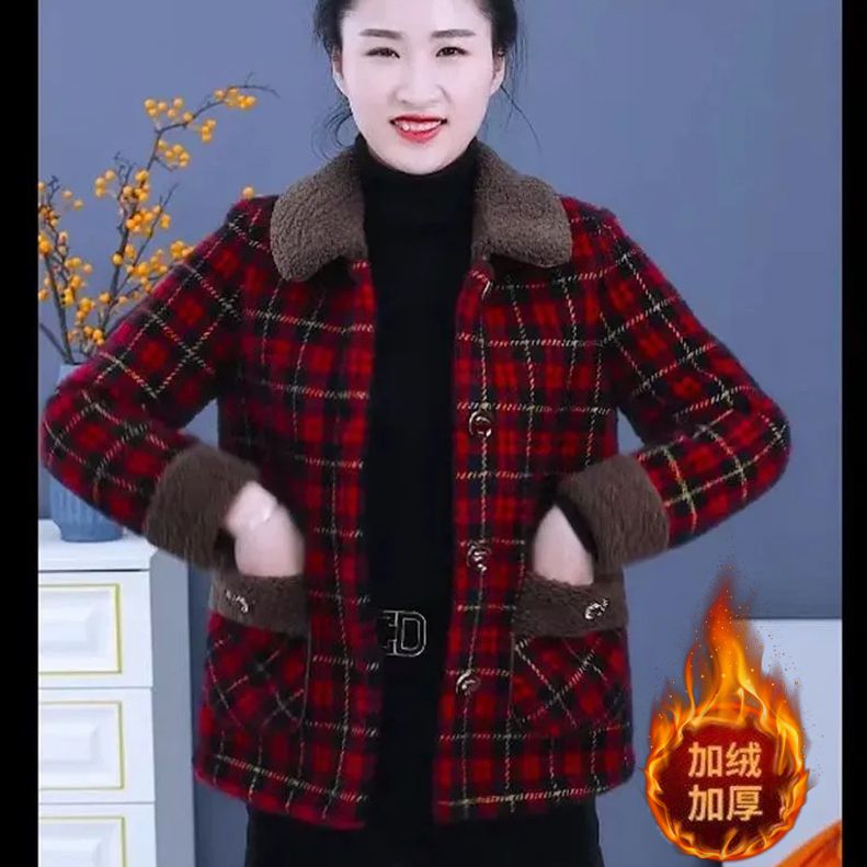 新款2025高档女装时尚外套一体绒气质加厚水貂秋冬季大衣皮毛洋气