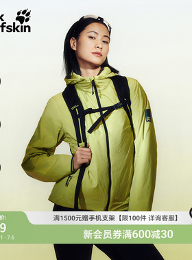 JackWolfskin狼爪早春新款BIKE COMMUTE仿生绒P棉御风衣A60220A