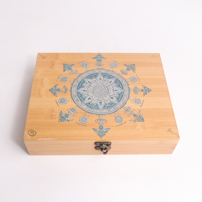 泰国佛牌 龙婆斋 2567年 四面佛 佛牌收纳盒 木制盒 摆件