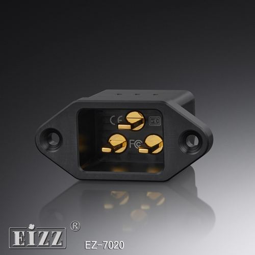 EIZZ艺致单晶铜镀金20A电源尾座