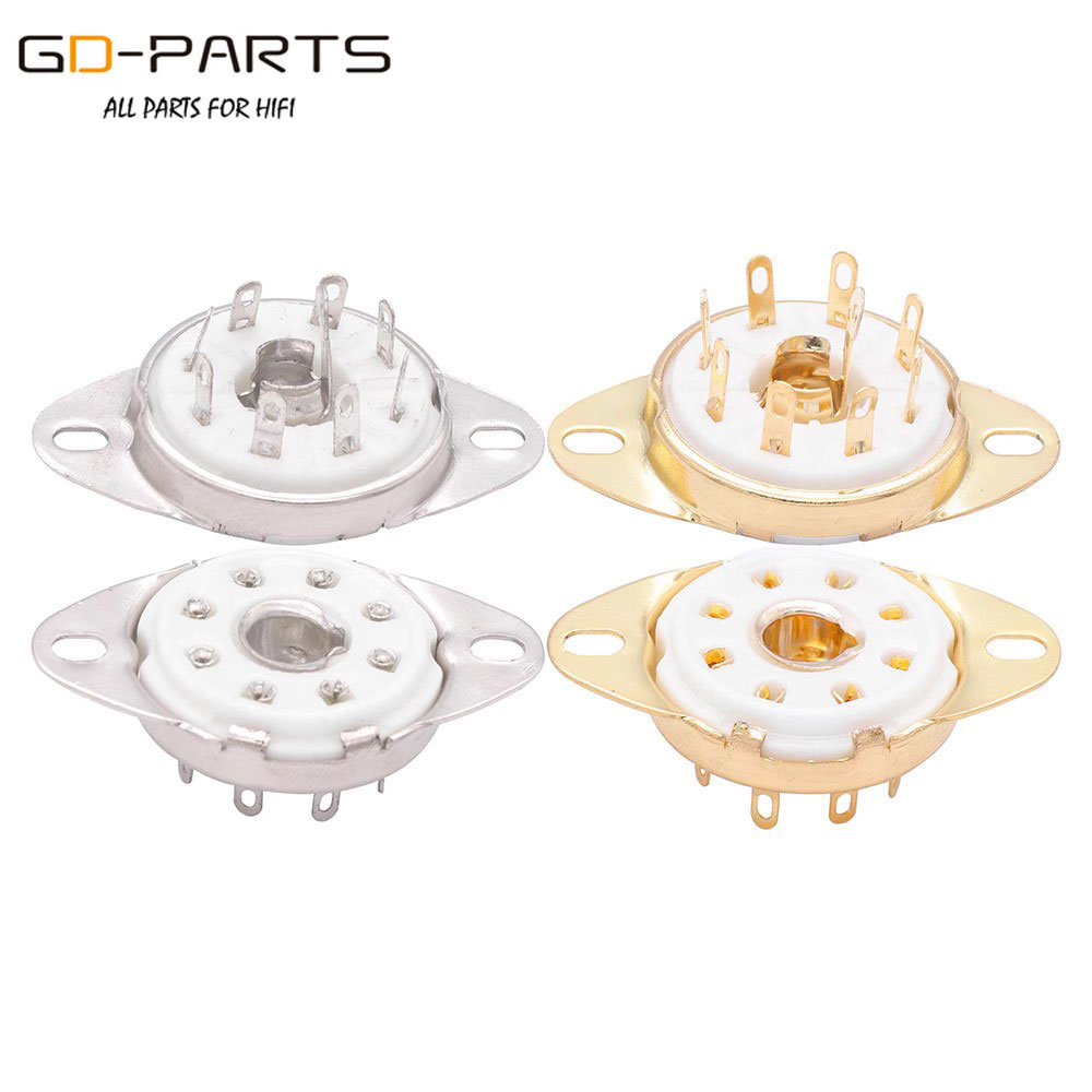 镀金小8脚电子管座7N7C3G4P1S