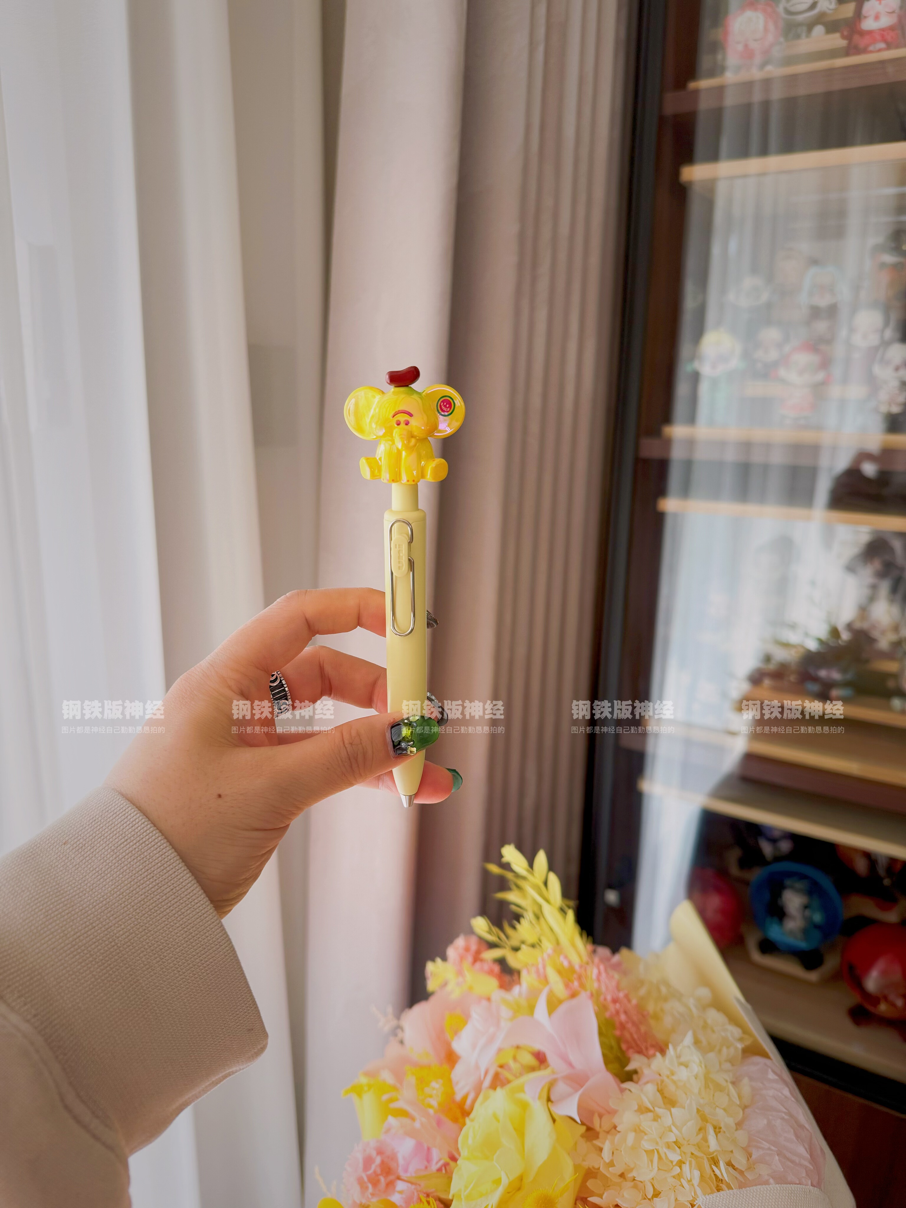 神经手作孤品蕉绿小象炫彩香蕉蛋糕搞怪派潮玩礼三菱小胖丁中性笔