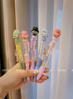 神经手工正品现货气宝小超人蜜糖怪人摇滚薄巧雪人潮玩萌粒中性笔