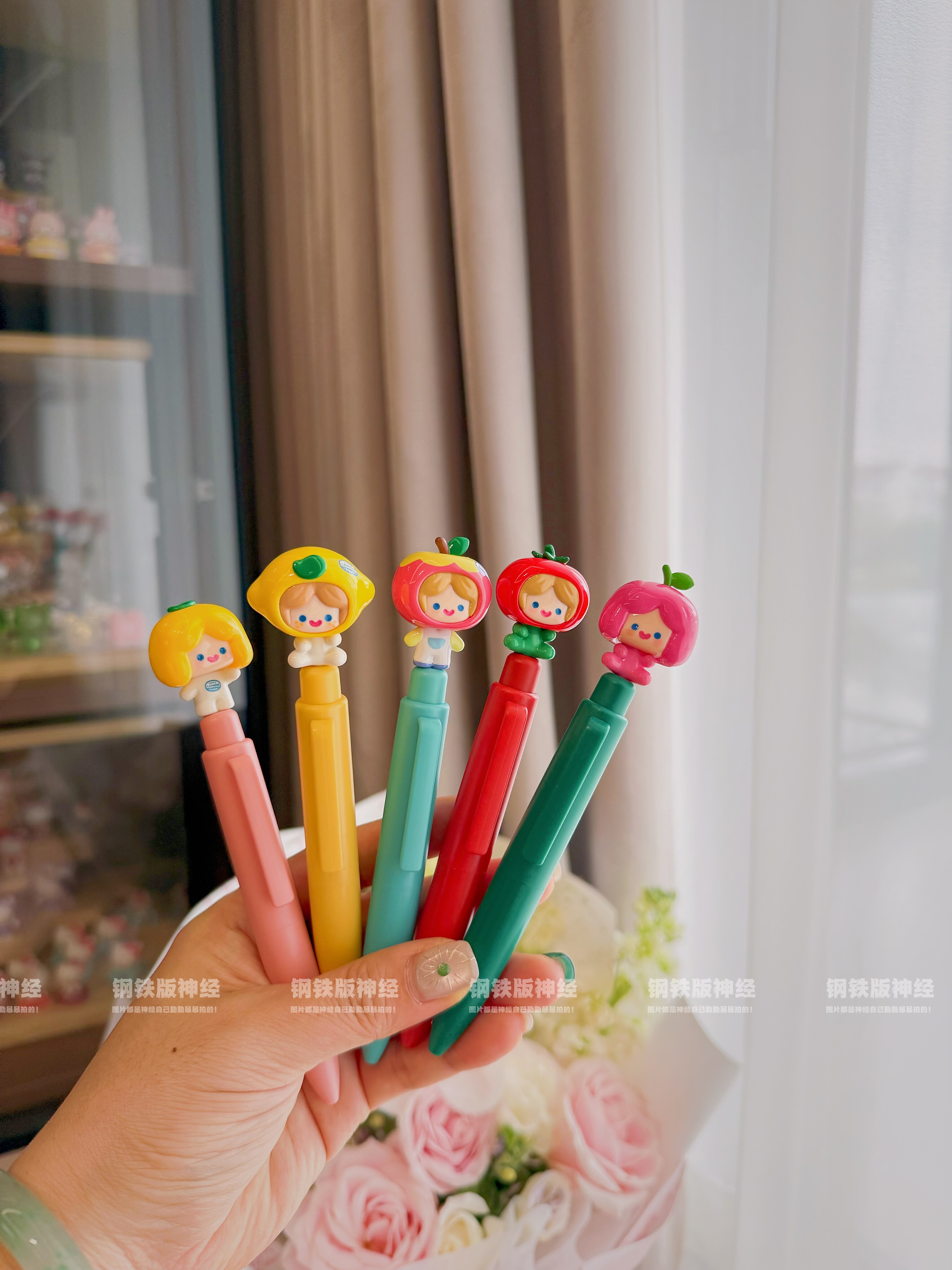 笔芯笔杆同色!神经手工现货 Rico果果派对MJ口袋笔潮玩彩色中性笔