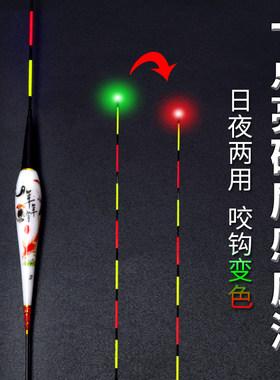 一点亮电子夜光漂一目亮咬钩变色