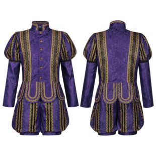 新品都铎伊丽莎白时代服饰 中世纪文艺复兴都铎装 贵族亨利王子装
