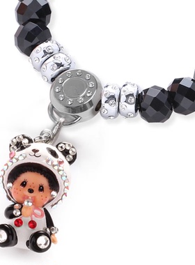 萌趣趣风黑天鹅半宝石手链