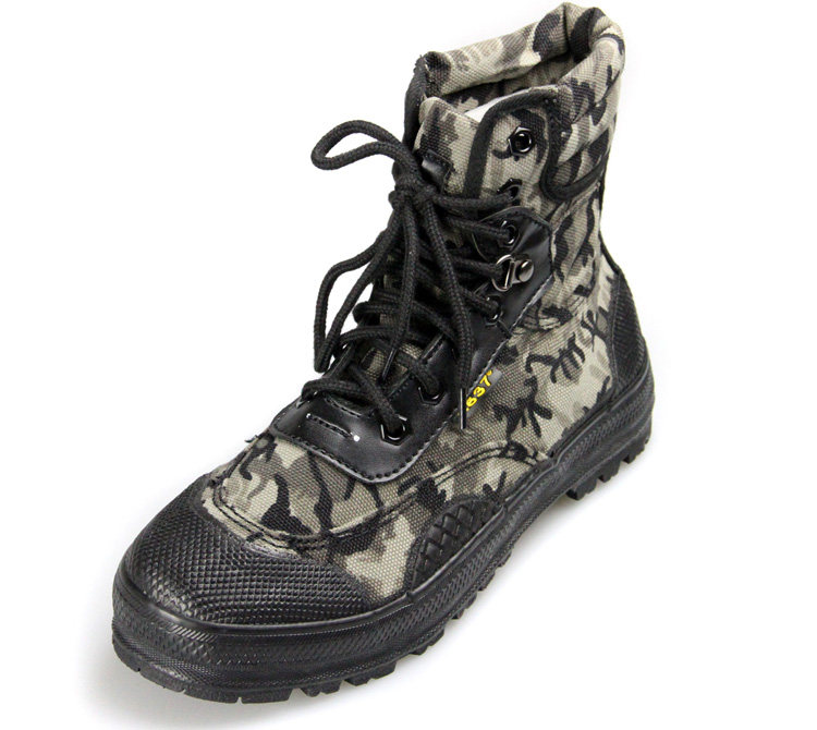 Boots militaires en toile - respirant - Ref 1396908 Image 4