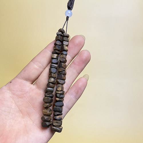 九分沉奇楠随形车挂件保真棋楠沉香花香蜜香清凉香韵韵醇厚DIY