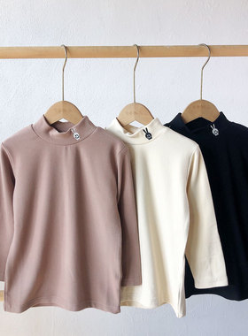 大E小e中大童德绒发热内衣冬装新款女童小兔恒温保暖T恤23251