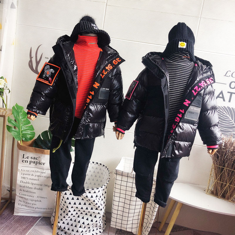 女童洋气羽绒衣连帽短款木瓜汁