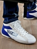 Sparco Racing Sparco's Новая водительская обувь Kart Train Trains Trains Shoes Srive Mid High Top защита
