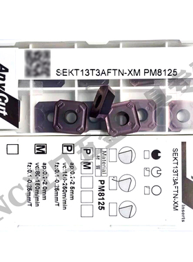 ANYCUT刀片 SEKT13T3AFTN-XM PM8125 2024-2