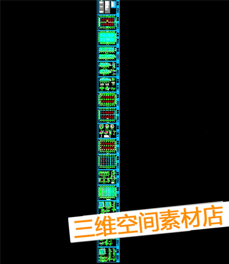 蔬菜大棚结构施图平面立面图剖面图CAD图纸蔬菜温室大棚阳光房