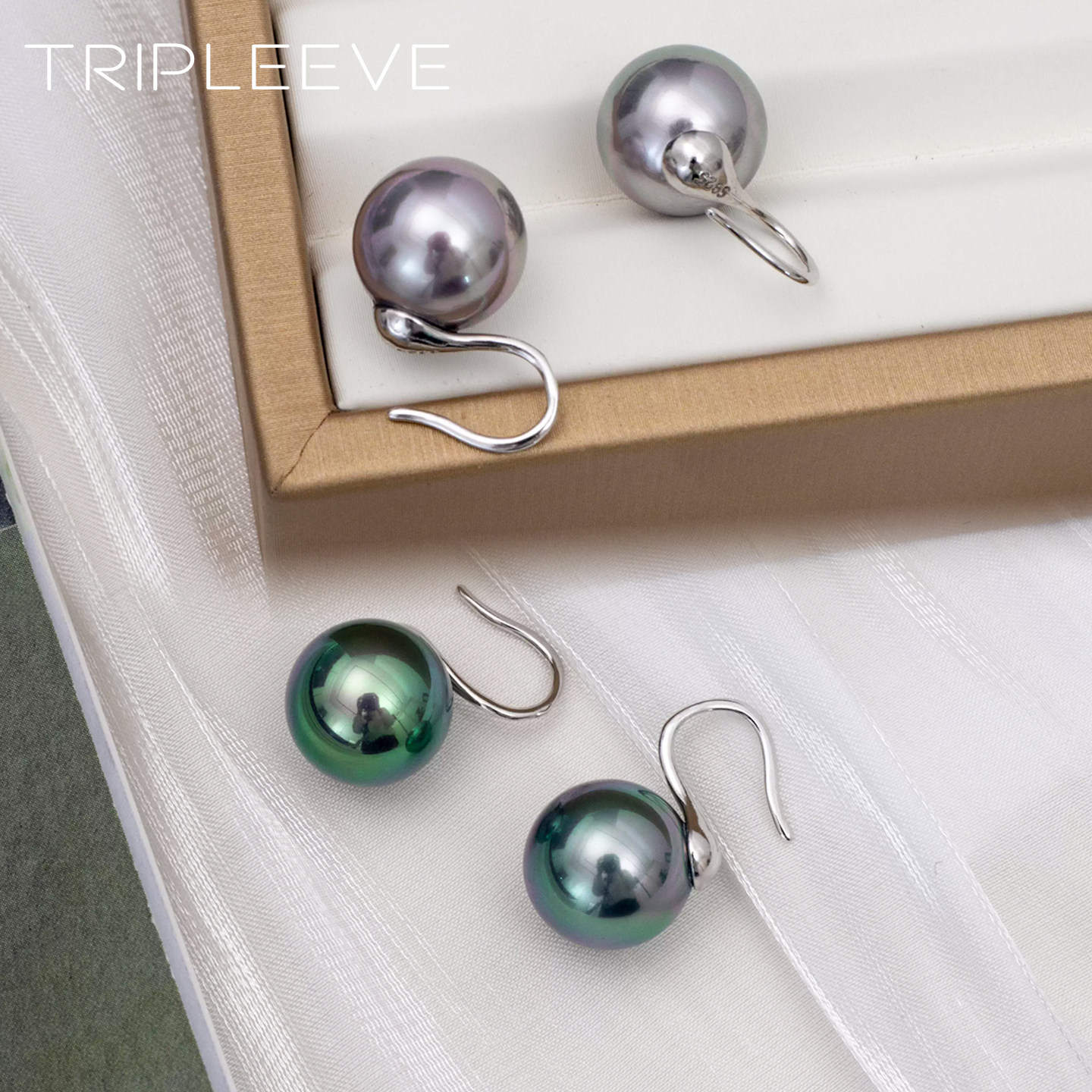 大溪地孔雀绿珍珠耳钩高跟鞋款经典无耳洞耳夹通体s925纯银拉贡,饰品/流行首饰/时尚饰品新,耳环,淘宝优惠券,粉丝福利购,淘宝优惠卷