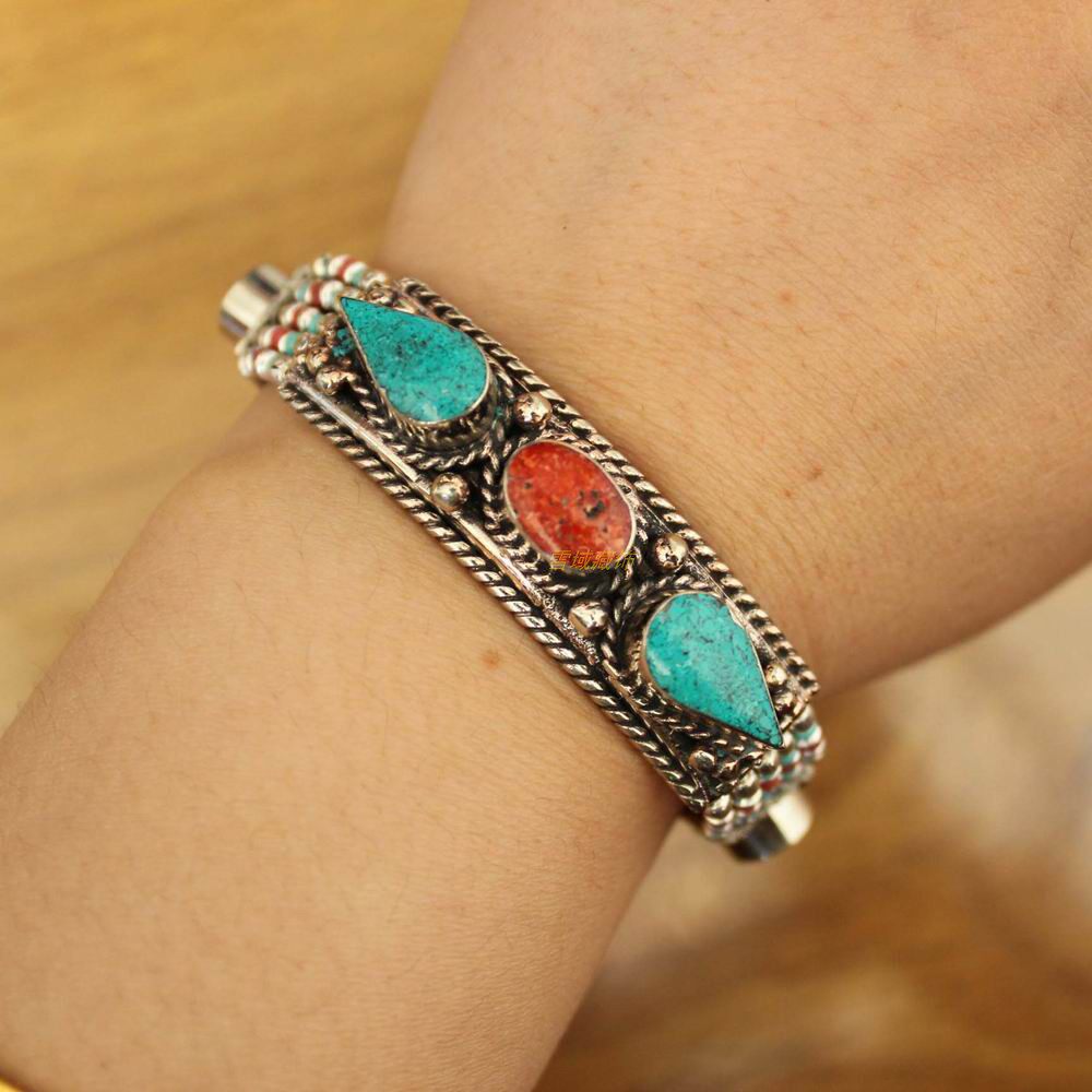 手链手串饰品配饰手工藏银民族风复古时尚个性西藏尼泊尔饰品包邮