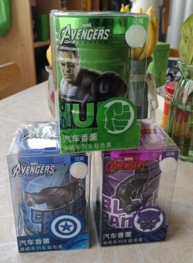 香百年车载杯架香薰漫威汽车香水水果味车内除异味持久淡香氛摆件