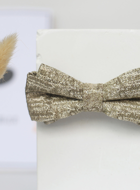 吴大侠黄色领结煲呔蝴蝶结婚新郎伴郎婚礼西装衬衫敬酒宴会司仪男