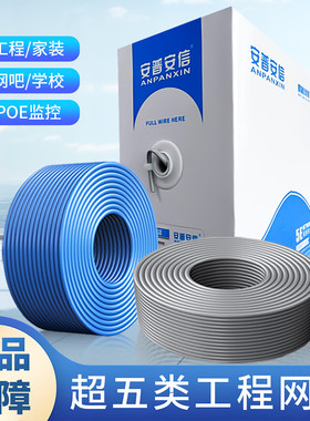 安普超五类网线POE监控专用305米