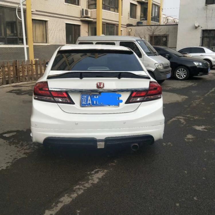 HONDA 8세대 9세대 및 9.5세대 CIVIC 압력 리어 윙 수정에 적합 수평 SIMING CANARD 고정 윈드 윙 대형 리어 윙