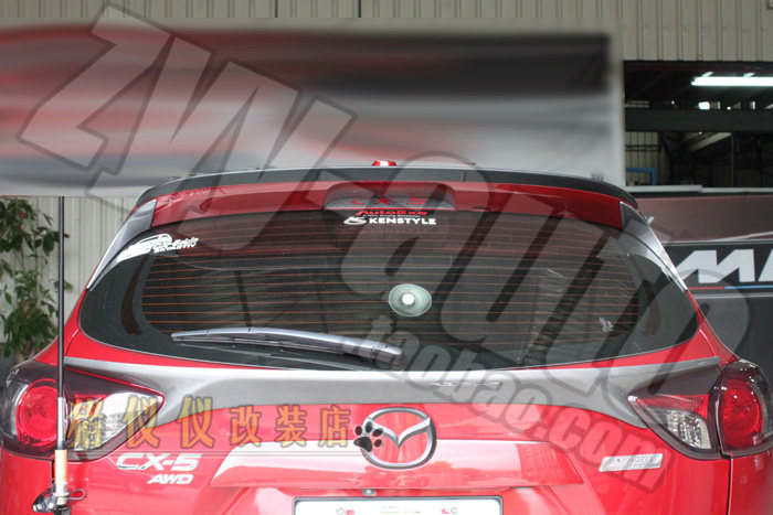 13-16 MAZDA CX5 수정된 토플린 스타일 리어 윙 장식 탑 윙 CX-5 센터 윙 스포일러 서라운드