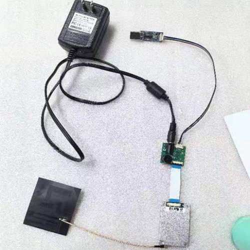 33dBm超高频UHF RFID读写器模块复旦微芯片带UHF软天线TTL通讯口