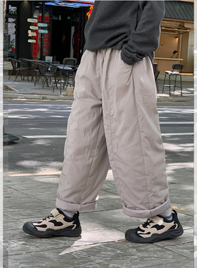 【渣渣灰】西西家女童2025冬款休闲百搭棉裤儿童保暖长裤JX99023