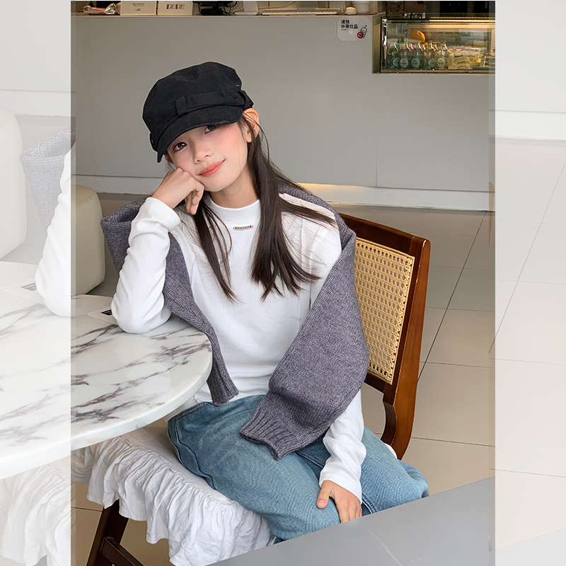 西西家女童打底衫长袖T休闲上衣