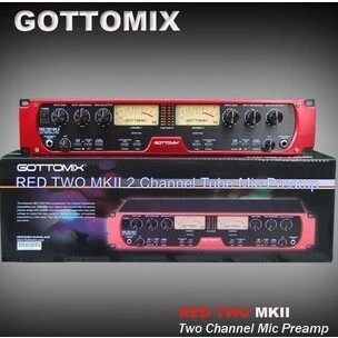 Gottomix Redtwo MKII 双通道电子管话筒放大器话放