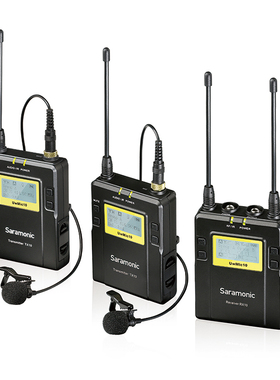 Saramonic/枫笛 一拖二无线领夹麦克风 uwmic10小蜜蜂无线话筒