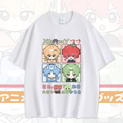 XteamY天门同人衣服周边mcup同款男女动漫二次元纯棉短袖T恤cos服