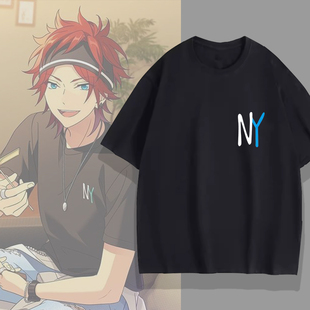 偶像梦幻祭2天城燐音风早巽衣服动漫周边二次元纯棉短袖T恤cos服