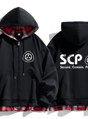 scp基金会衣服日系机动特遣队动漫周边二次元开衫外套卫衣cos痛衣