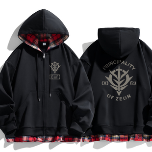 机动战士高达吉翁公国军衣服二次元动漫周边外套gundam卫衣cos服