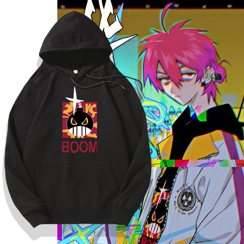 硬核一中漫画戎星野戎朕也科小嵬汲萌萌周边衣服二次元动漫痛卫衣