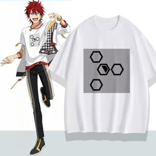 偶像梦幻祭2椎名丹希cos衣服队长天城燐音樱河琥珀二次元短袖t恤