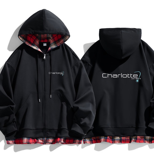 key社Charlotte友利奈绪衣服二次元动漫周边外套男卫衣cos服痛衣
