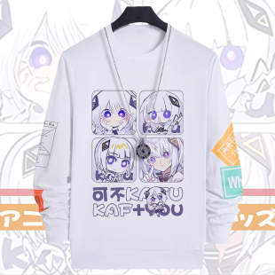 可不kafu虚拟歌姬衣服二次元动漫周边短长袖t恤学生cos服痛衣秋季