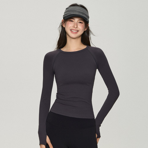 【露露同款】普拉提瑜伽长袖T恤