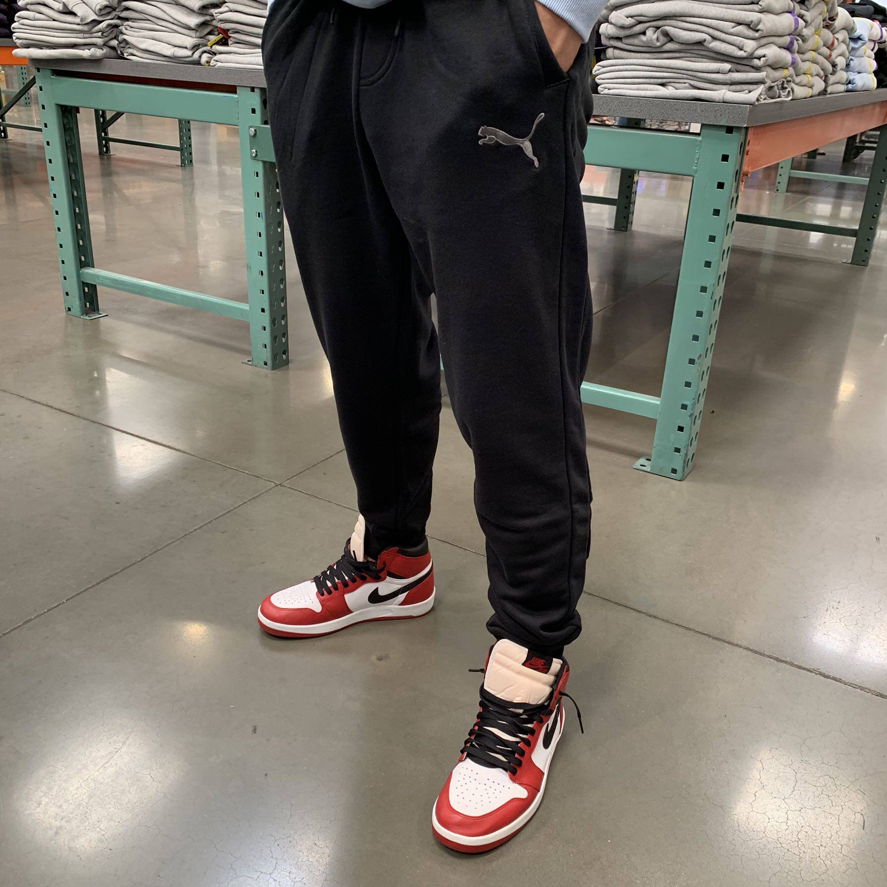 美国直邮PUMA 彪马刺绣LOGO毛圈抽绳收腿长裤|ruв категории Мужская одежда, брюки - от Buy2taobao.com для оказания профессиональной услуги покупки агента Taobao