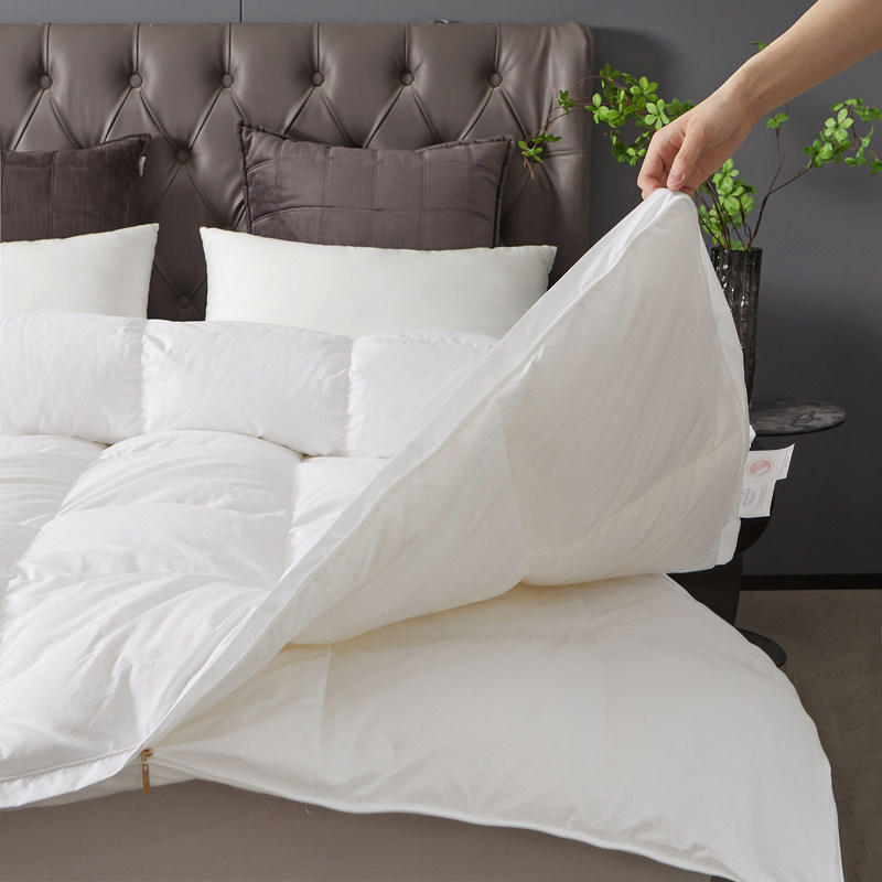 希尔顿酒店专用直播现充！羽绒被98吊吊绒二合一子母被95白鹅绒秋