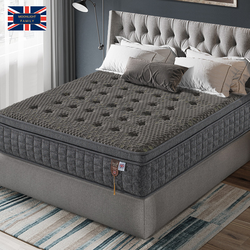 希尔顿酒店专用MF月光之家日本4D纤维席梦思弹簧床垫1.8m硬石墨烯