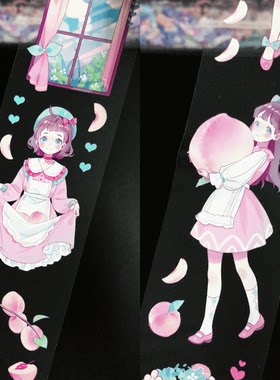 小桃初恋Likey文创人物女孩PET