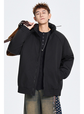 我需要一个亿店铺19STUDIO悟空有货nans男装冬季立领宽松棉衣外套