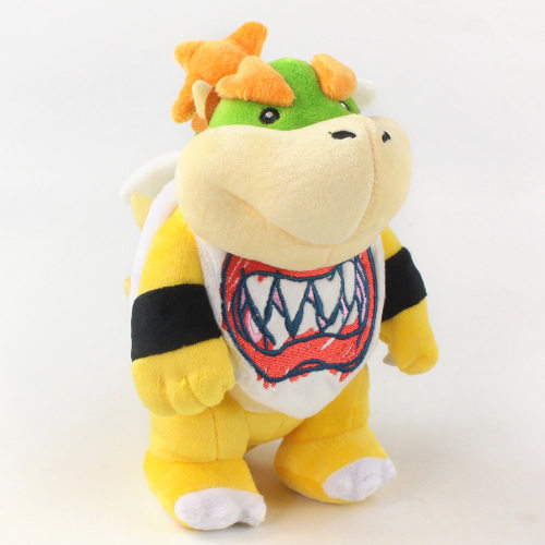 22CM站款KOOPA库巴Bowser火龙围嘴毛绒公仔库巴二世JR玩具玩偶