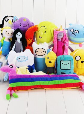 Adventure Time探险活宝玩具finn jack礼物 冒险时间企鹅毛绒公仔