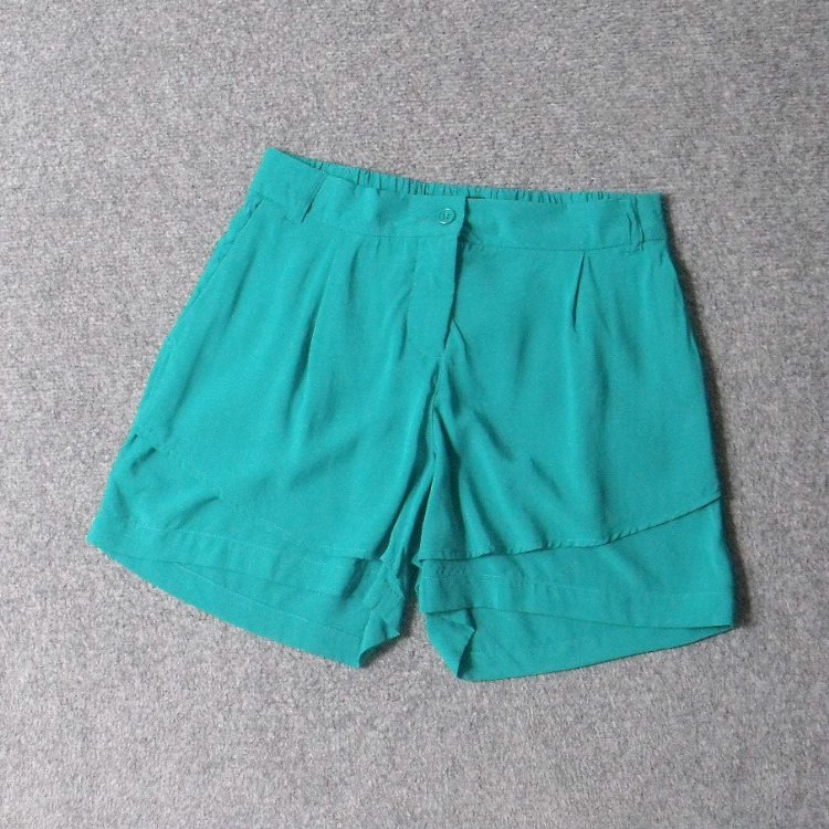 3003-柔软棉绸 外贸德国原单中腰超大码短裤 腰围66-110