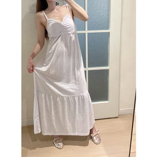 柜429梦幻长裙 日系少女浪漫超美可爱小花蕾丝家居服胸垫吊带睡裙