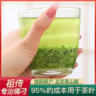 国乐信阳毛尖2025新茶叶特级碎茶明前断芽高碎嫩芽茶沫浓香口粮茶
