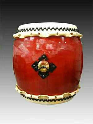 16寸花边太鼓战鼓龙鼓大鼓花盆鼓寺庙鼓 程程鼓乐厂 淘优券